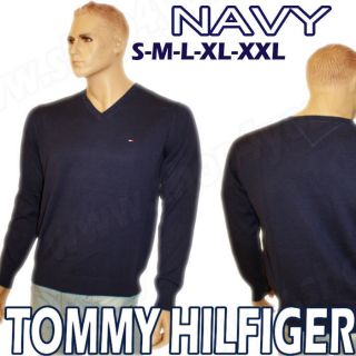 Tommy Hilfiger Pacific V Neck Pullover NAVY BLAU  S,M,L,XL,XXL ToP