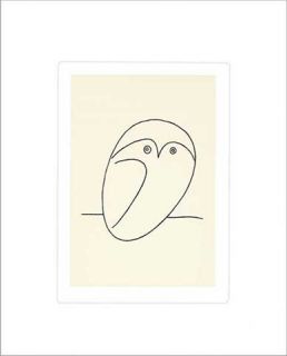 Kunstdruck Poster Pablo Picasso Die Eule