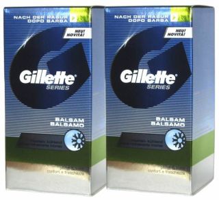 Gillette SERIES After Shave BALSAM intensiv kühlend, 2 x 100ml (100ml