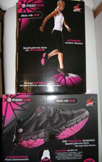 NEU Original MAXXTONE Fitness Schuhe Gr. 41 schwarz pink Po Fitness