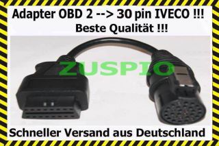 Adapter OBD2 30 Pin Iveco Stecker Beste Qualität