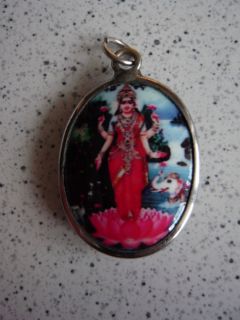 Amulett Lakshmi Glücksgöttin Hindu Indien Goa # 956