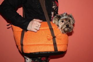 Yorkie Shih Tzu Hundetragetasche Katzentasche orange