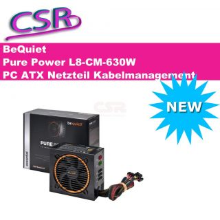 Be quiet Pure Power L8 CM 630W PC ATX Netzteil Kabelmanagement