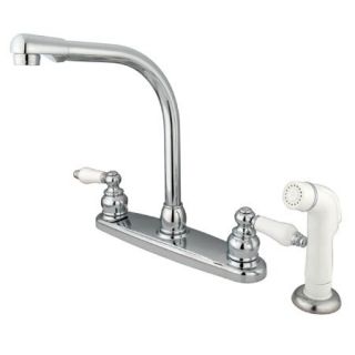 Elements of Design EB711 Victorian High Arch Kitchen Faucet with Non