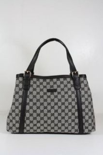 Gucci Handbags Black and White Canvas and Leather 282531