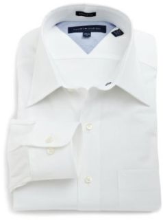 Tommy Hilfiger Mens Pinpoint Dress Shirt Clothing