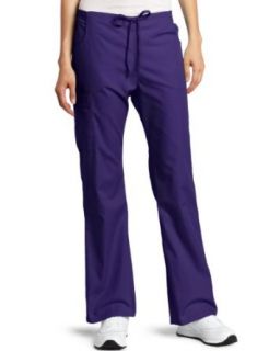 Dickies Womens Back Elastic Cargo Pant, Purple, Medium