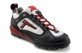 Turf Shoes. Mens Turf Cleats. Black/White/Red. RPMTurf_Low_BWR Shoes