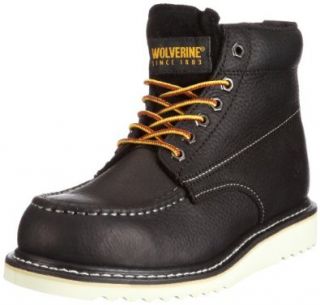  Wolverine No. 1883 Mens The Apprentice Boots 9 Black Shoes