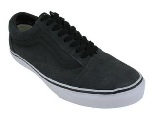 Vans Unisexs Vans Old Skool Skate Shoes 8 (Dark Shadow/Black) Shoes