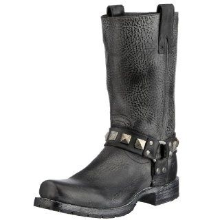 FRYE Mens Heath Studded Harness Boot Shoes
