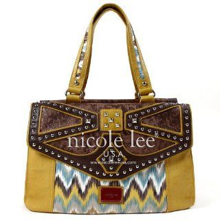 Nicole Lee Calantha Handbag Woven Tie Die Purse