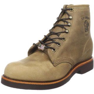 Chippewa Mens 20067 6 American Handcrafted GQ Tan Rodeo Boot Shoes