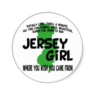 Jersey Girl Stickers, Jersey Girl Sticker Designs