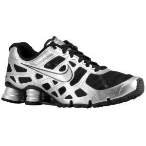 com Nike Shox Turbo 12 (GS) sz 6 Y Black/Metallic Silver Black Shoes