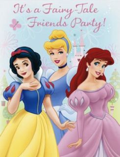 Disney Princess Fairy Tale Friends Invitations Clothing