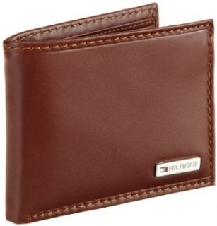 Tommy Hilfiger Mens Multi Card Passcase, Tan, One Size