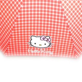 Umbrella cane Hello Kitty red gingham. Clothing