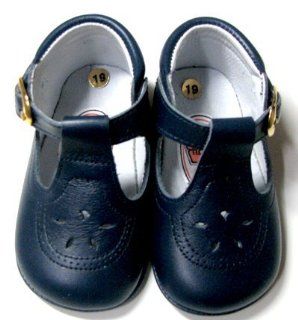  Hedy leather blue baby shoes for boys t strap very cute (17) Shoes