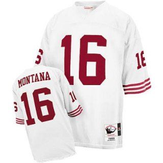San Francisco 49ers Joe Montana White Replica Football