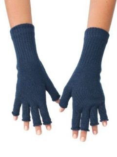 American Apparel Unisex Wool Blend Fingerless Gloves  Navy