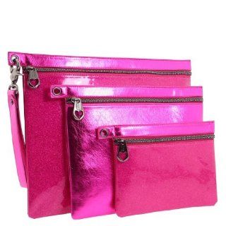  Betseyville Glitterati II 3 Zip Pouch Handbags   Pink Shoes