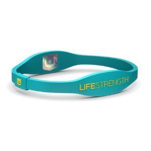 LifeStrength Negative Ion Bracelet, Black, Medium Sports