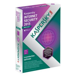 Kaspersky Internet Security 2013 3 Postes 1 An MAJ   Achat / Vente