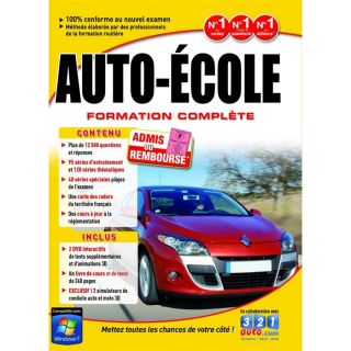 AUTO ECOLE FORMATION COMPLETE 2011 / Logiciel PC de formation et de