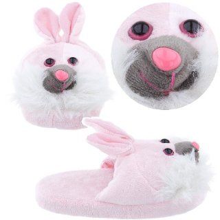 Pink and White Bunny Slippers for Women S 5 6 Shoes