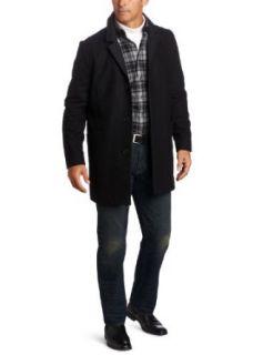 Nautica Mens Button Front Coat Clothing