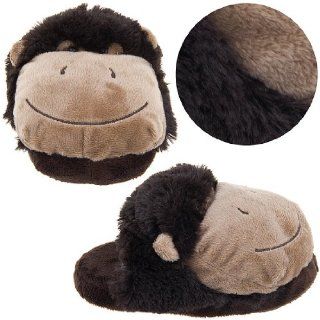 Pillow Pet Monkey Slippers for Girls L 2 3 Shoes