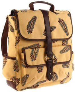  Lucky Brand Womens HKRU1194 Backpack,Yellow Multi,One Size Shoes