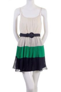 Capri Accordion Pleated Skirt Adjustable Spaghetti Straps