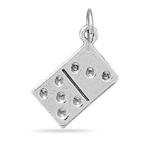 Sterling Silver Reversible Domino Charm West Coast