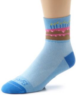 SockGuy Mens Birthday Socks, Blue, Small/Medium Clothing
