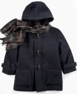 Rothschild Boys Navy Duffle Coat (2T) Clothing