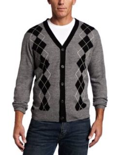 Geoffrey Beene Mens Cotton Fancy Argyle Sweater Clothing