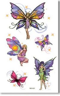 Fairy Butterfly Temporary FakeTattoo #30 Clothing