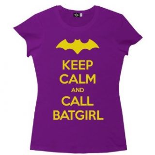 Hank Player Keep Calm & Call Batgirl Womens T Shirt