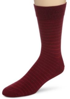 Happy Socks Mens Thin Stripes Socks, Red, M/L Clothing