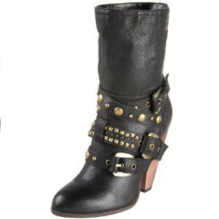 N.Y.L.A. Womens Sheree Boot,Black,5.5 M US Shoes