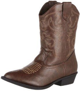 com Rampage Kendra Kids Cowboy Boots For Girls BROWN 5 M Youth Shoes