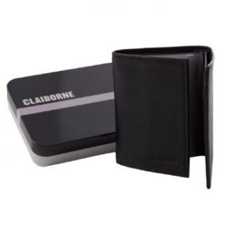 Mens Claiborne Genuine Leather Trifold Wallet Clothing