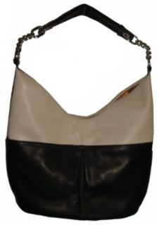Womens Tignanello Leather Linked In Hobo Tote Handbag
