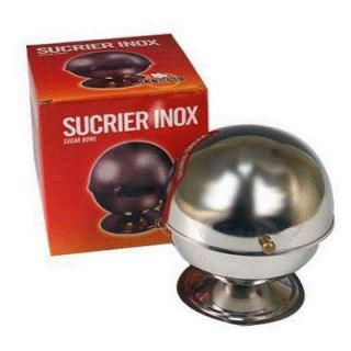 14 cm STYLINOX   Achat / Vente SUCRIER   CREMIER Sucrier boule inox 14