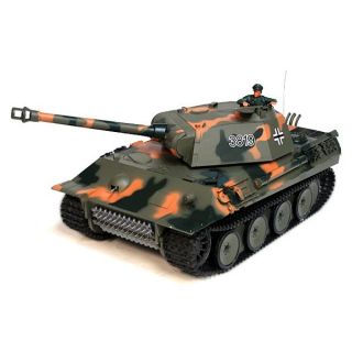 MODELISME TERRESTRE German Panther 116 [son & Fumee] Tank Char R C