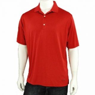Greg Norman Play Dry Short Sleeve Shirt Red Medium Sports