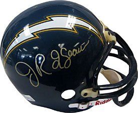Junior Seau Autographed / Signed San Diego Chargers Helmet